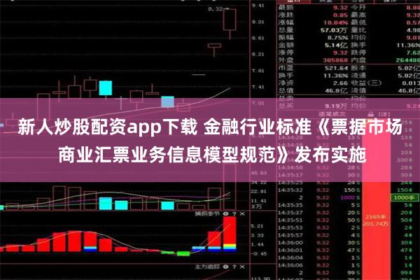 新人炒股配资app下载 金融行业标准《票据市场 商业汇票业务